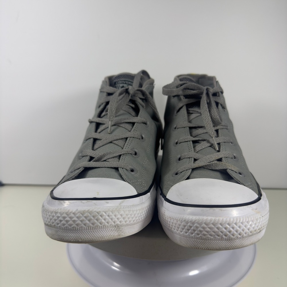 Converse Chuck Taylor Syde Street Mid Mens Size 13 Grey Yellow Sneakers - Picture 4 of 15